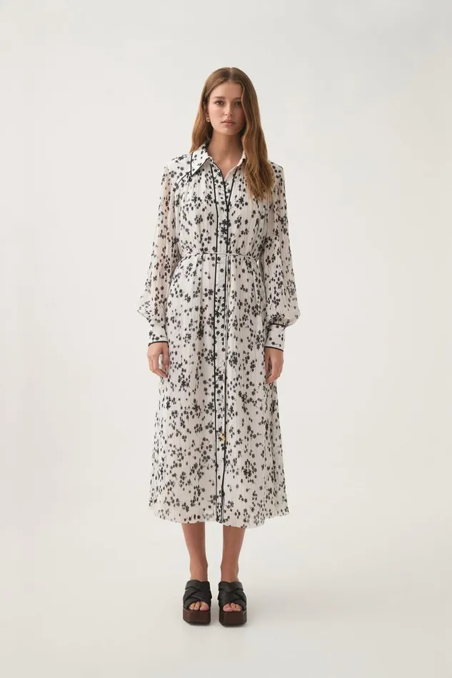 Aje Dresses Starflower Midi Dress Daylight Daisies 8211 Women