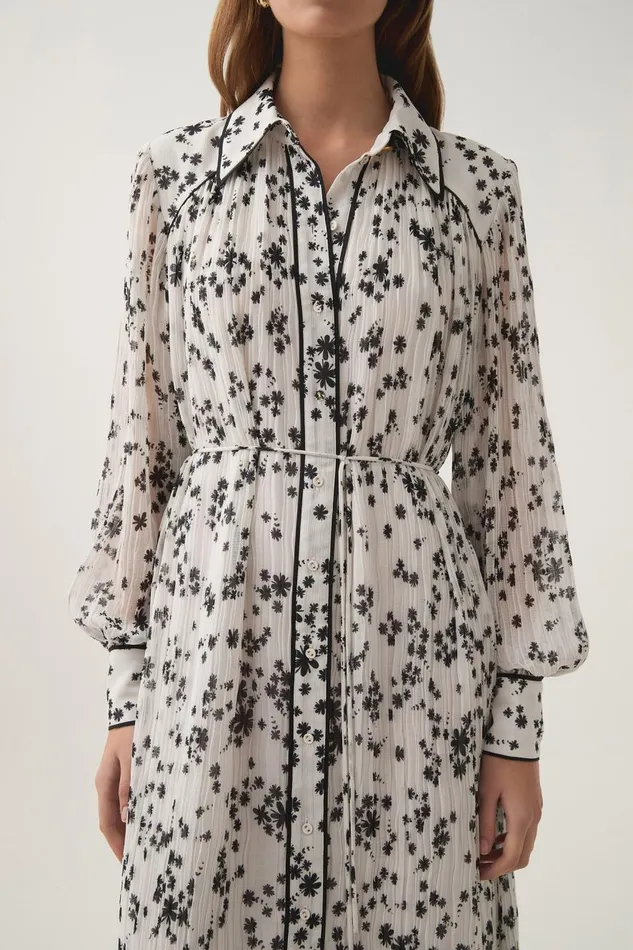 Aje Dresses Starflower Midi Dress Daylight Daisies 8211 Women Aje Dresses Starflower Midi Dress Daylight Daisies 8211 Women