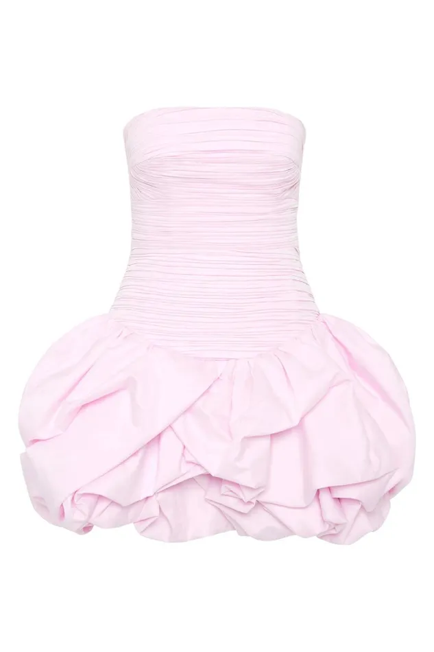 Aje Dresses Violette Bubble Hem Mini Dress Pastel Pink 8211 Women Aje Dresses Violette Bubble Hem Mini Dress Pastel Pink 8211 Women