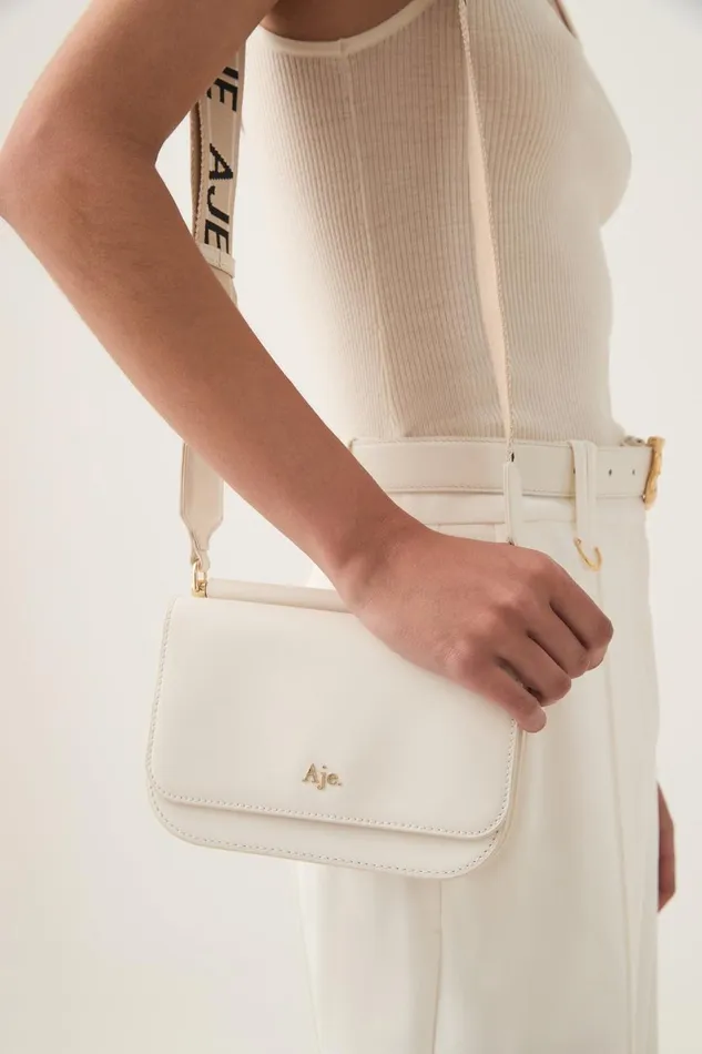 Aje Handbags and Wallets Nova Crossbody Bag Ivory 8211 Women