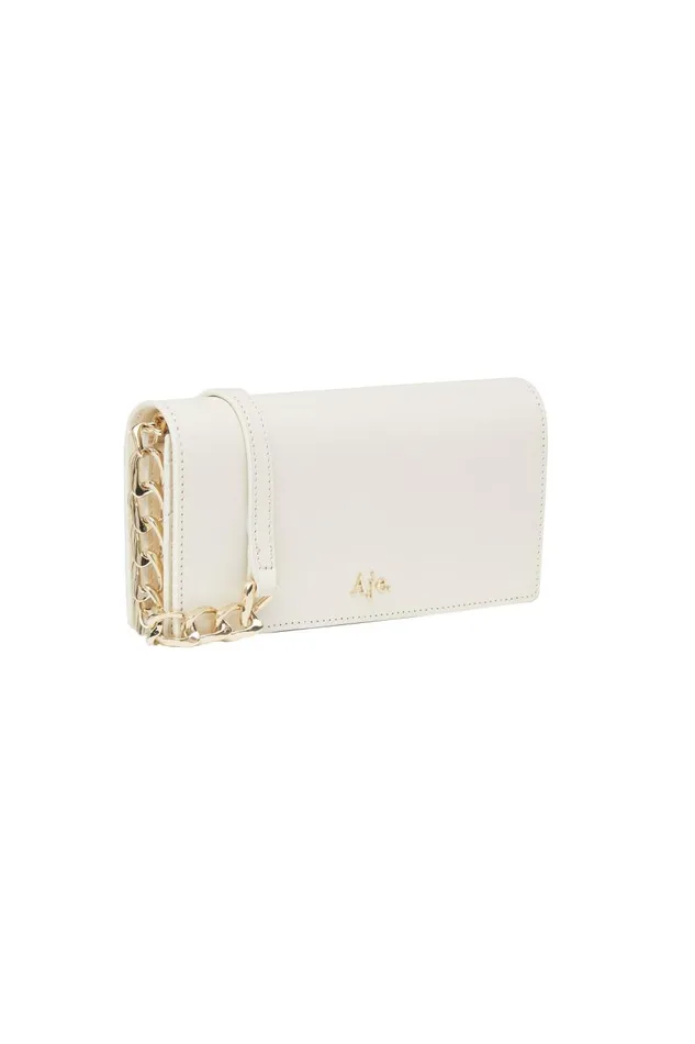Aje Handbags and Wallets Oasis Chain Clutch Bag White 8211 Women