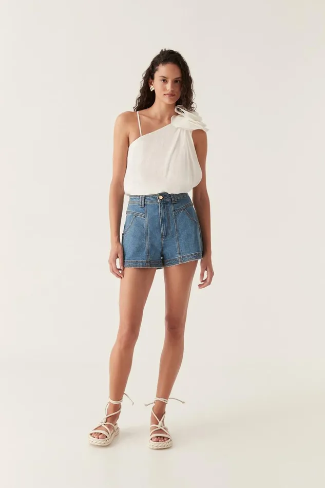 Aje Matching Sets Belmond Denim Short 90039s Wash 8211 Women