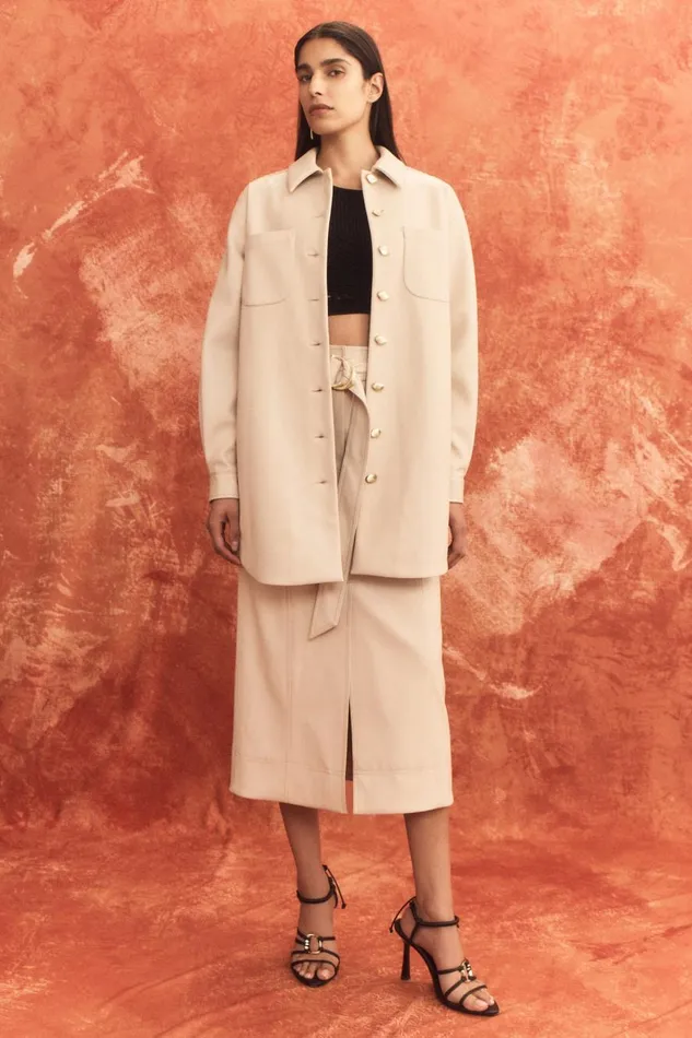 Aje Matching Sets Flourisher Braided Shirt Natural Beige 8211 Women Aje Matching Sets Flourisher Braided Shirt Natural Beige 8211 Women