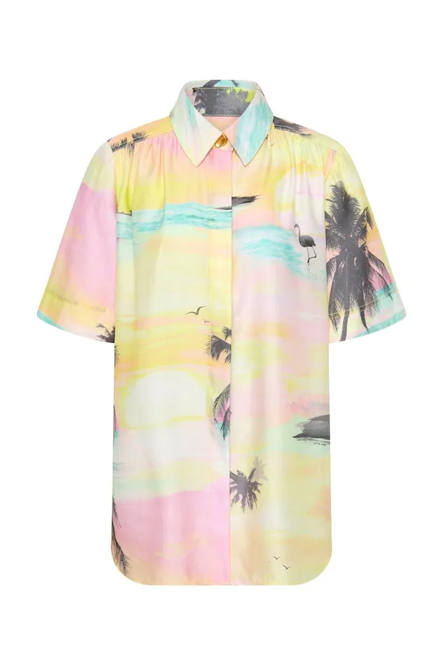 Aje Matching Sets Paradise Shirt Sunset Sky 8211 Women Aje Matching Sets Paradise Shirt Sunset Sky 8211 Women