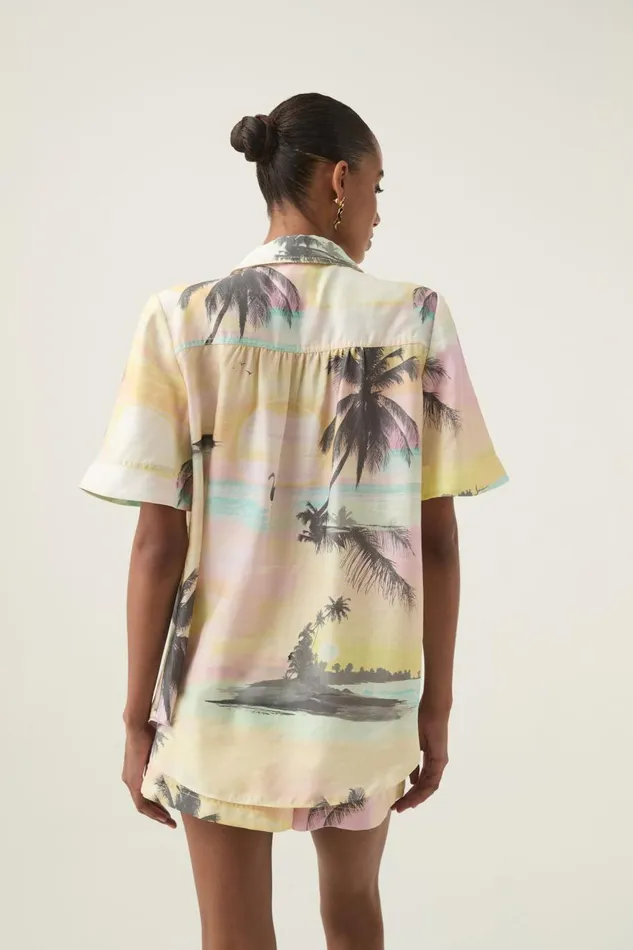 Aje Matching Sets Paradise Shirt Sunset Sky 8211 Women Aje Matching Sets Paradise Shirt Sunset Sky 8211 Women