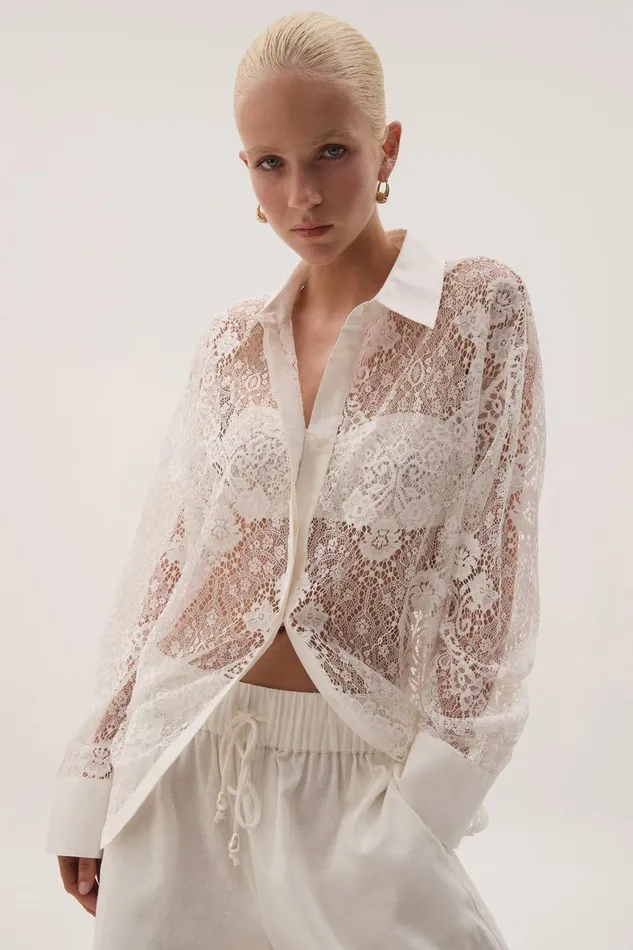 Aje Matching Sets Pera Oversized Shirt White 8211 Women Aje Matching Sets Pera Oversized Shirt White 8211 Women