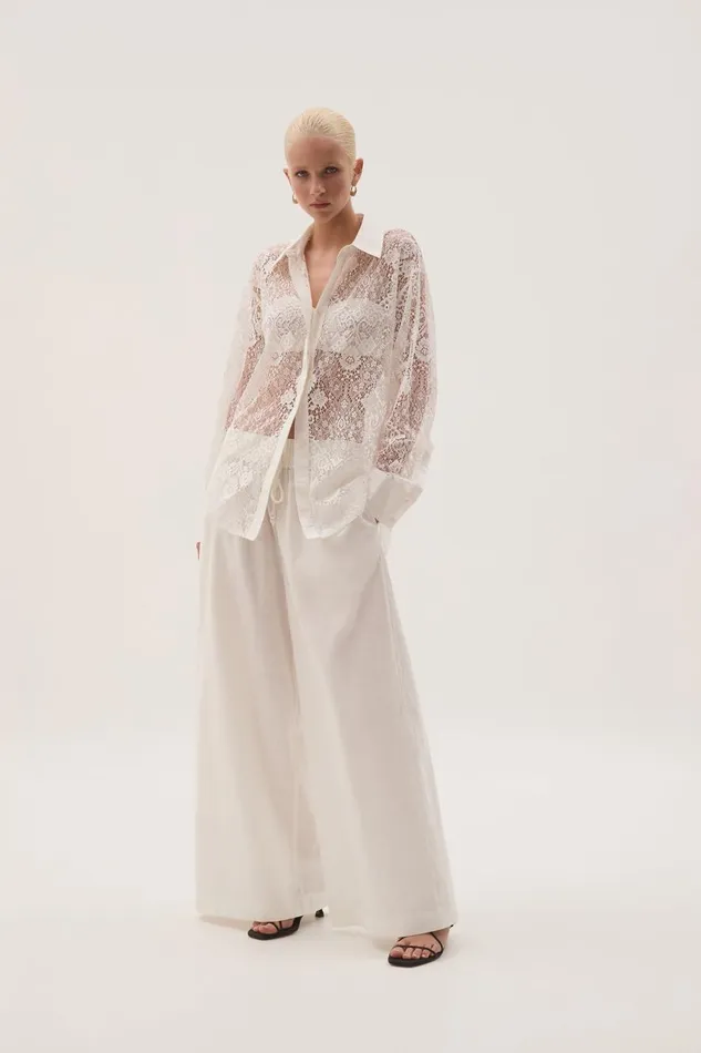 Aje Matching Sets Pera Oversized Shirt White 8211 Women Aje Matching Sets Pera Oversized Shirt White 8211 Women