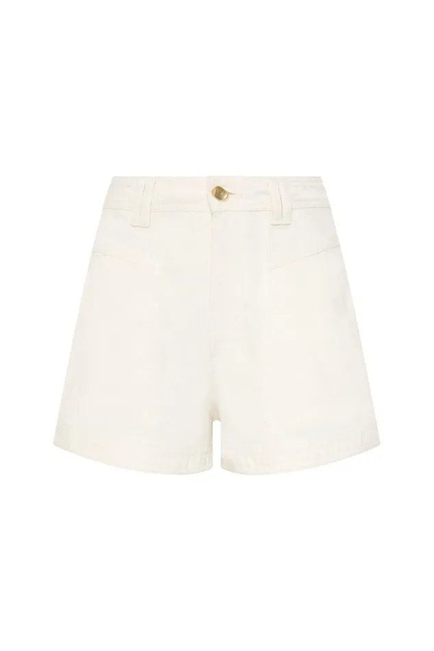 Aje Matching Sets Ren Belmond Denim Short White 8211 Women