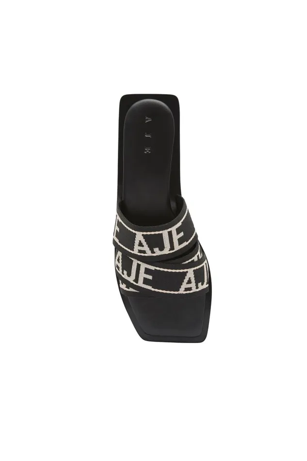 Aje Shoes Anais Slide Blackblack 8211 Women