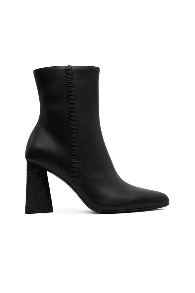 Aje Shoes Ether Whipstitch Short Boot Black 8211 Women