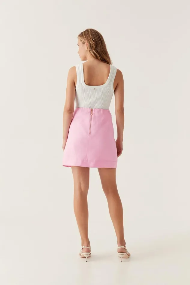 Aje Skirts Illusion Mini Skirt Bon Bon Pink 8211 Women