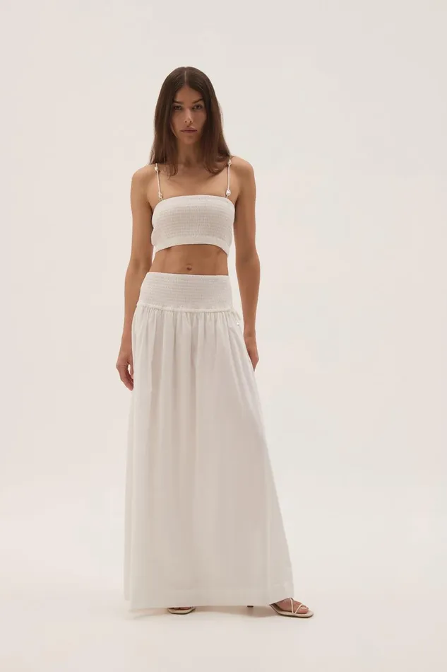 Aje Skirts Marley Maxi Skirt White 8211 Women
