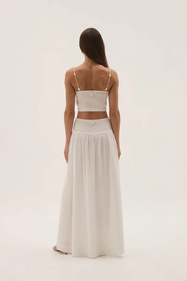 Aje Skirts Marley Maxi Skirt White 8211 Women
