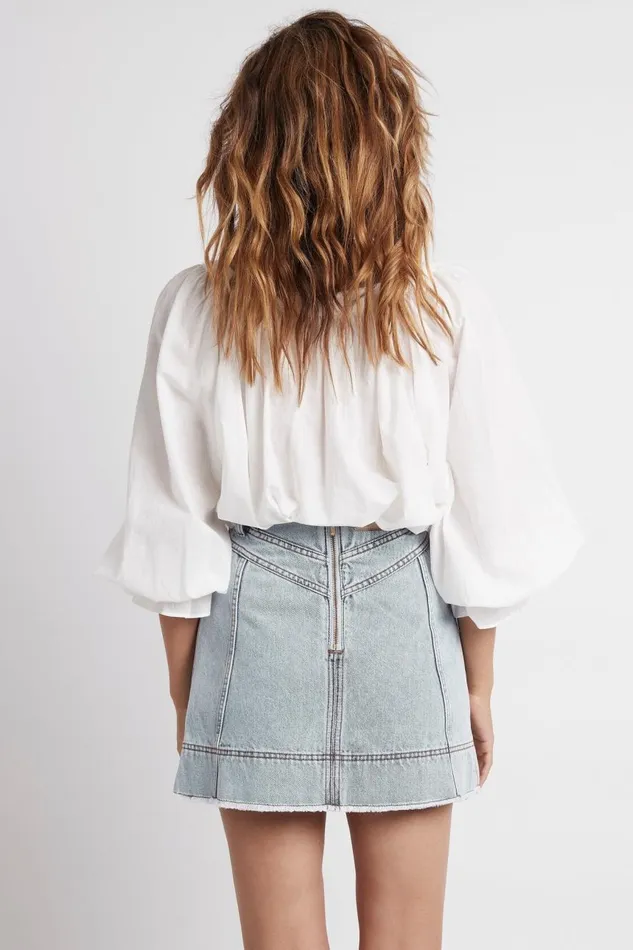 Aje Tops Le Corsaire Blouse White 8211 Women Aje Tops Le Corsaire Blouse White 8211 Women