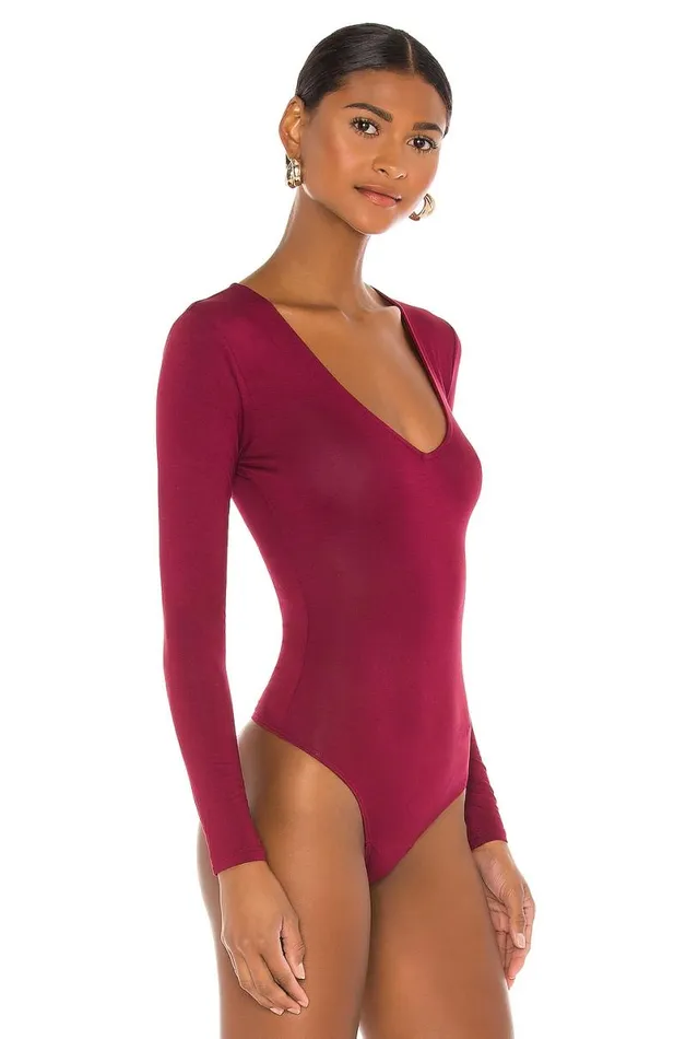 Akron Bodysuit Burgundy Women Lovers and Friends Tops