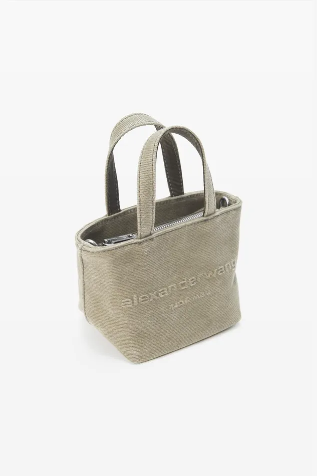 Alexander Wang Bags Women Punch Mini Tote Bag In Wax Canvas