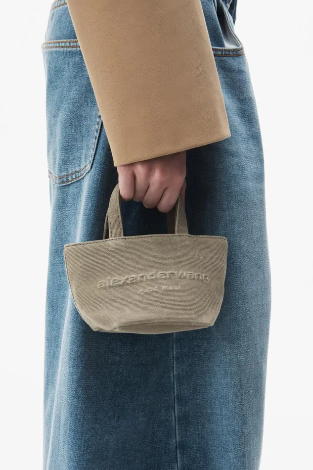 Alexander Wang Bags Women Punch Mini Tote Bag In Wax Canvas