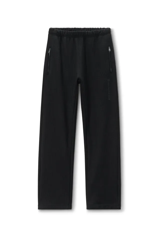 Alexander Wang Bottoms Men Logo Embroidered Oversized Sweatpants In Heavy Cotton Terry