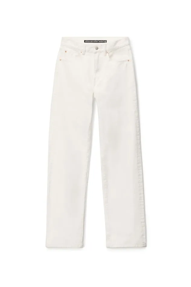 Alexander Wang Denim Women Ez MidRise StraightLeg Jeans