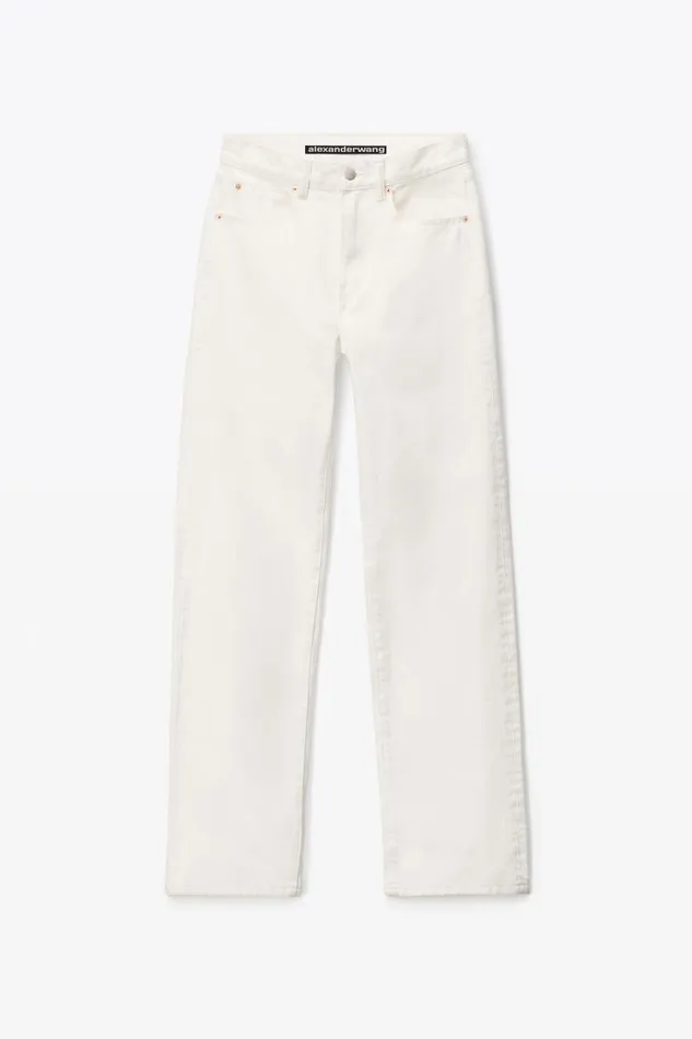 Alexander Wang Denim Women Ez MidRise StraightLeg Jeans