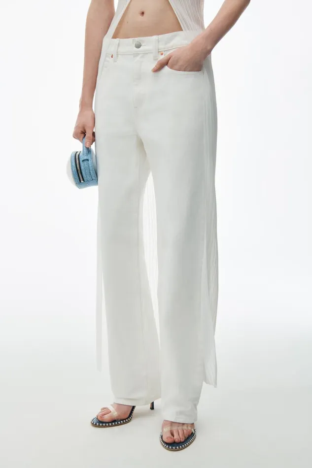 Alexander Wang Denim Women Ez MidRise StraightLeg Jeans
