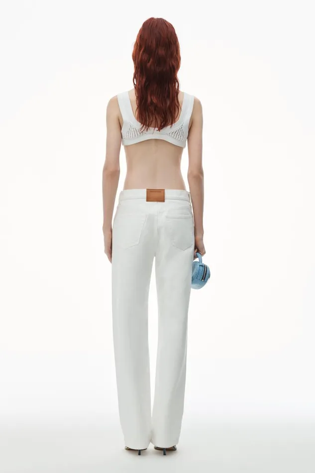 Alexander Wang Denim Women Ez MidRise StraightLeg Jeans