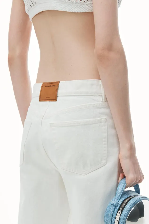 Alexander Wang Denim Women Ez MidRise StraightLeg Jeans