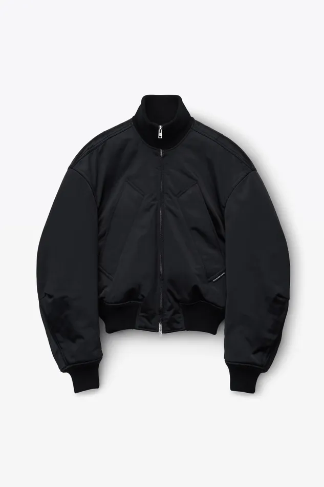 Alexander Wang Outerwear Men Bomber Jacket In Sateen