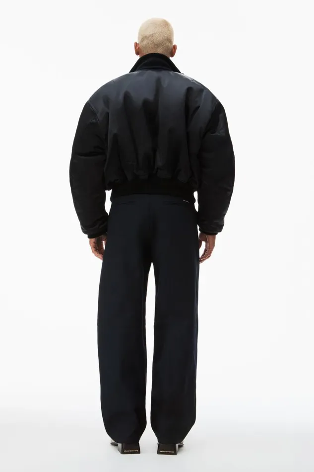 Alexander Wang Outerwear Men Bomber Jacket In Sateen