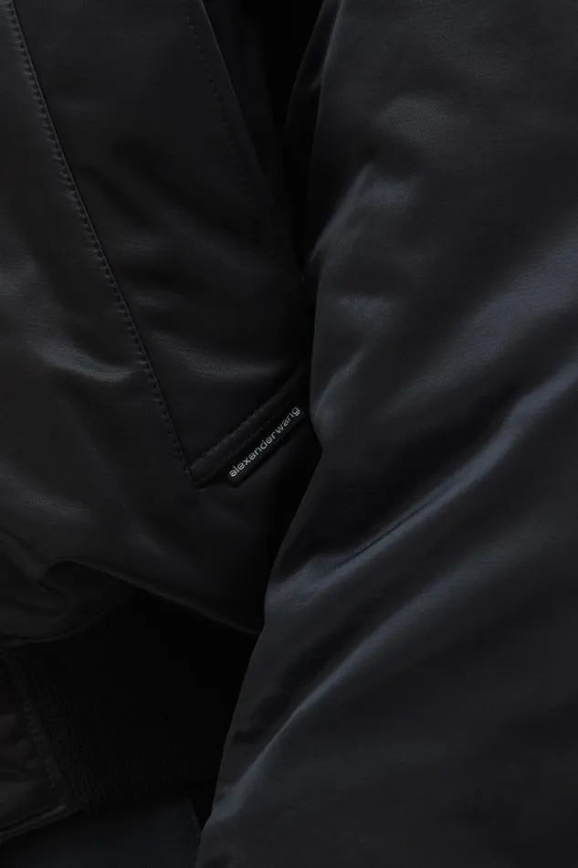 Alexander Wang Outerwear Men Bomber Jacket In Sateen