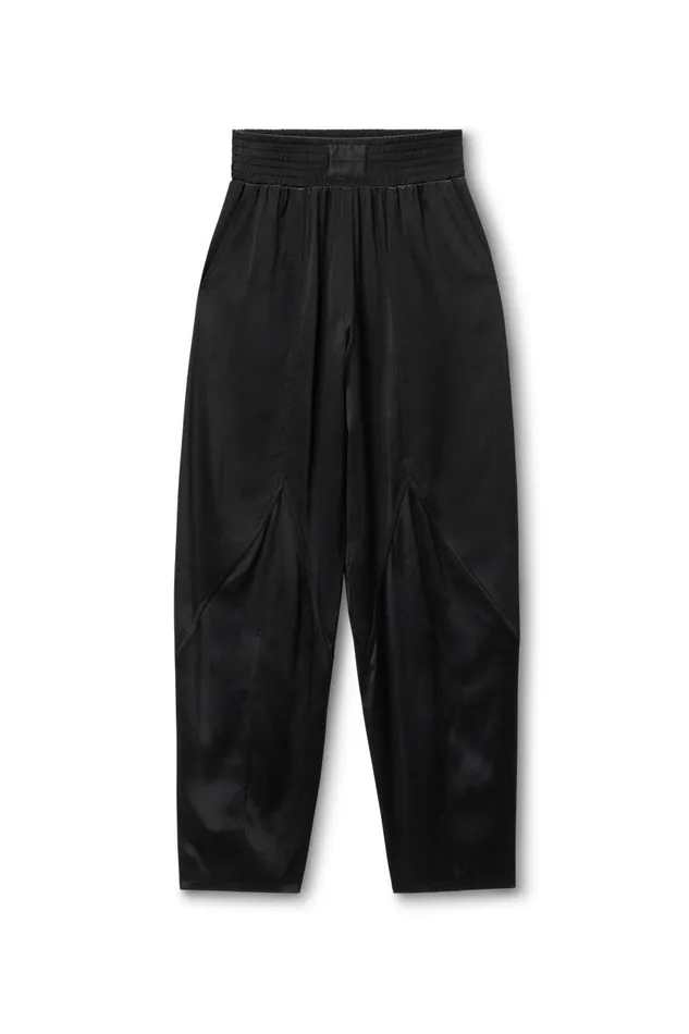 Alexander Wang Pants Women Wide Leg Pant In Satin Jersey