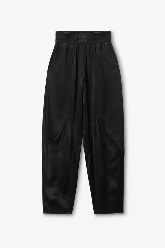 Alexander Wang Pants Women Wide Leg Pant In Satin Jersey