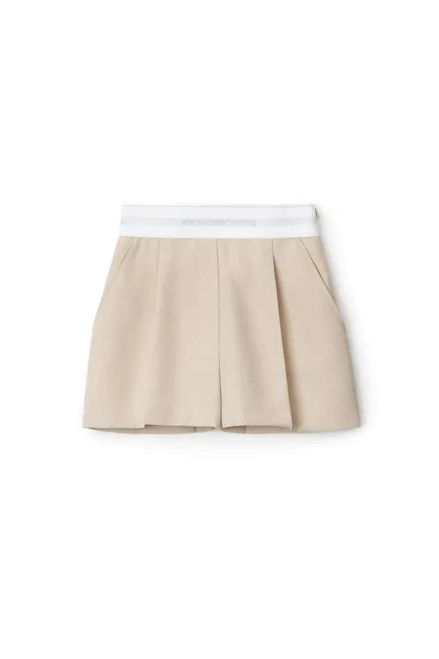 Alexander Wang Shorts Women Pleated Shorts In Wool Tailoring