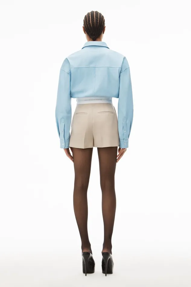 Alexander Wang Shorts Women Pleated Shorts In Wool Tailoring
