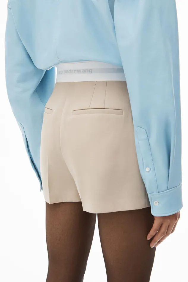 Alexander Wang Shorts Women Pleated Shorts In Wool Tailoring