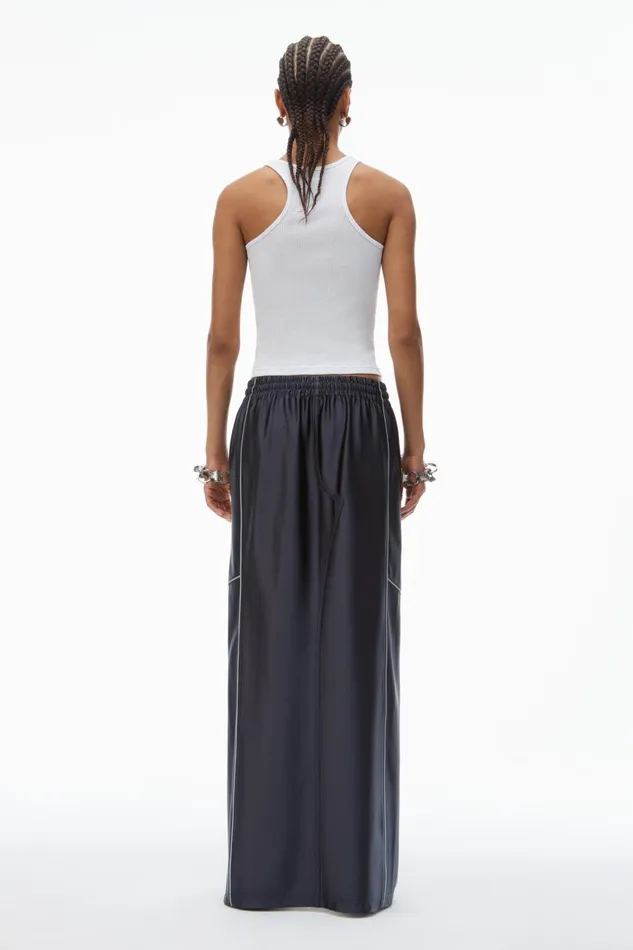 Alexander Wang Skirts Women Deconstructed Tube Skirt In Satin Faille Jersey