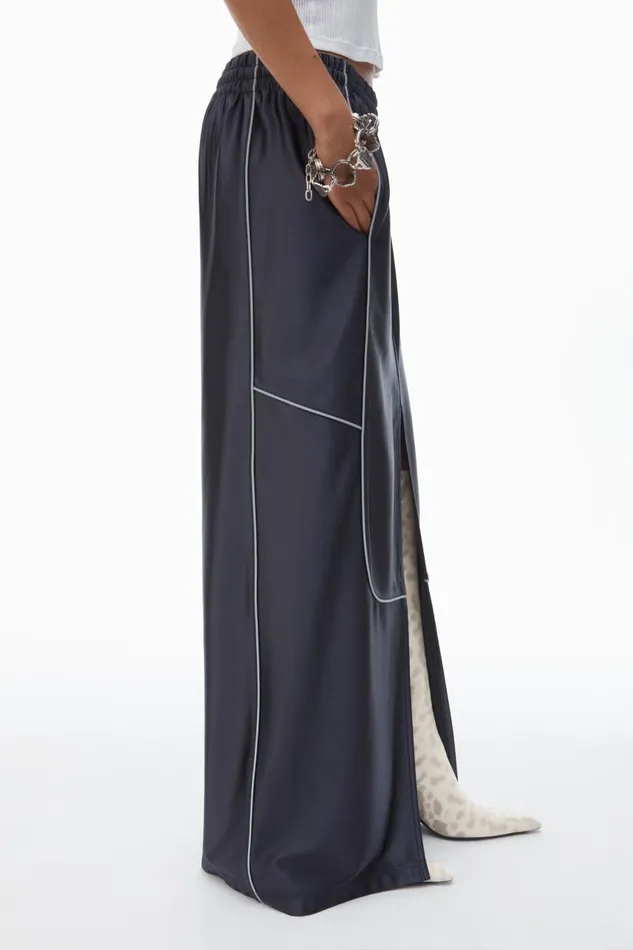 Alexander Wang Skirts Women Deconstructed Tube Skirt In Satin Faille Jersey