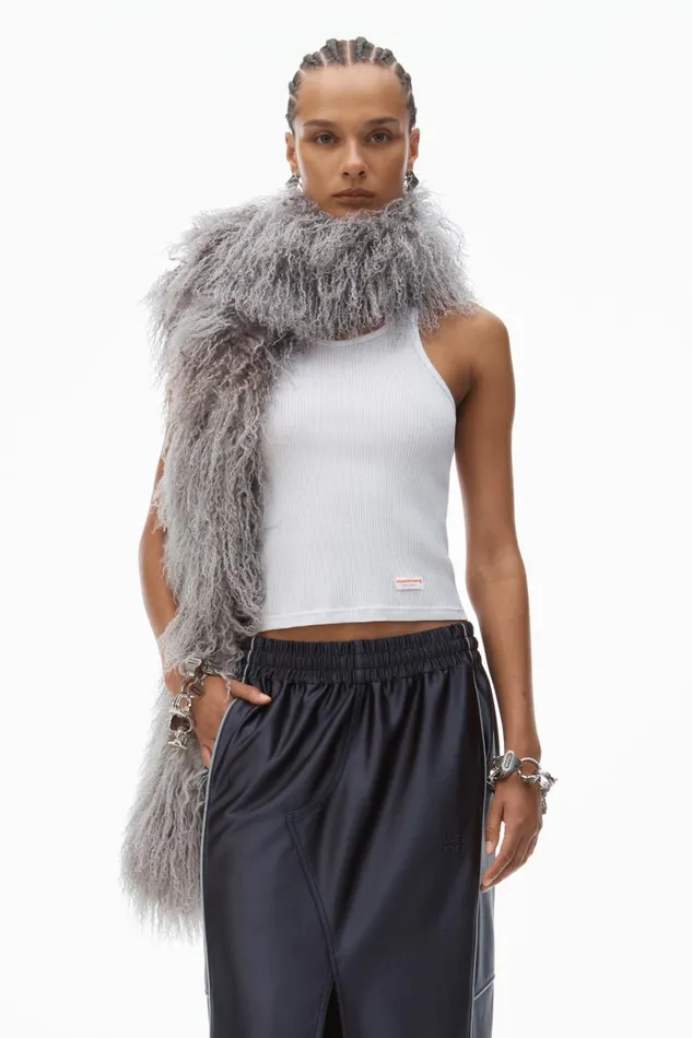 Alexander Wang Skirts Women Deconstructed Tube Skirt In Satin Faille Jersey