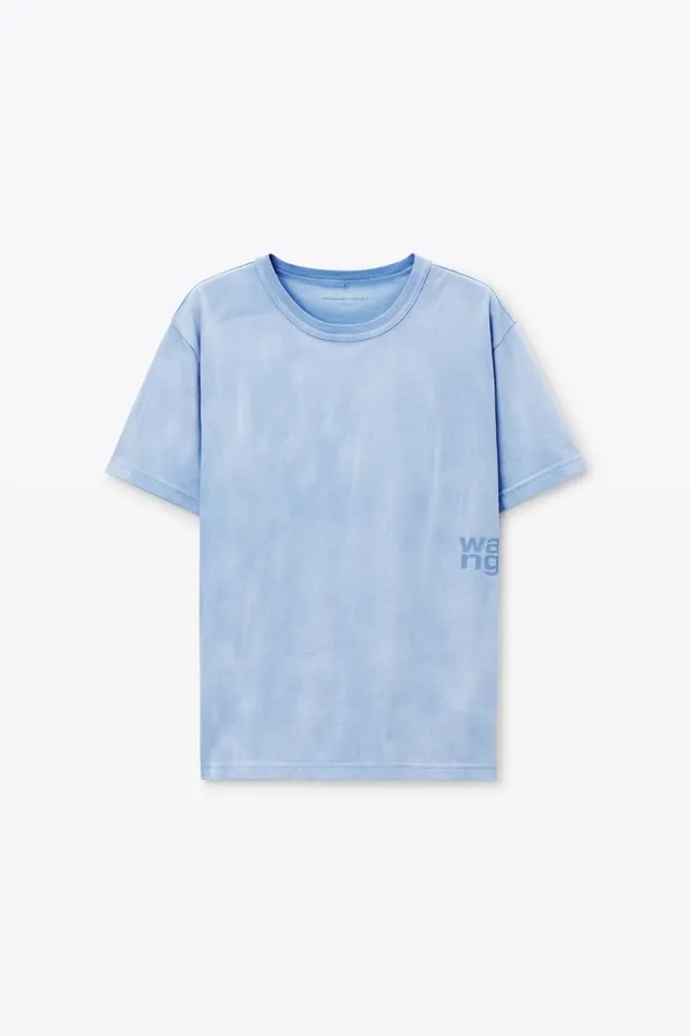 Alexander Wang TShirts Women Puff Logo Tee In Cotton Jersey
