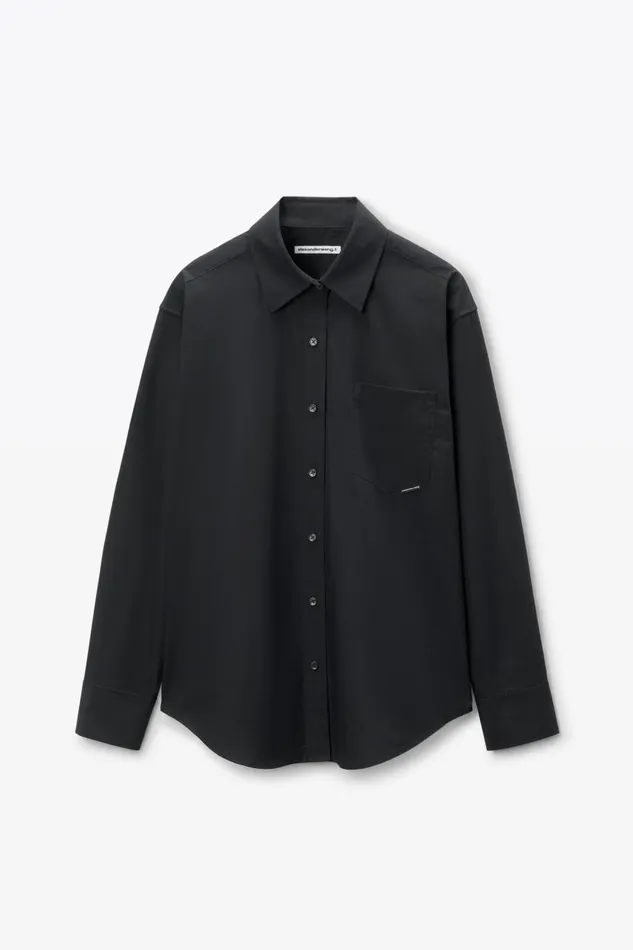 Alexander Wang Tops and Shirts Women Boyfriend Shirt In Cotton