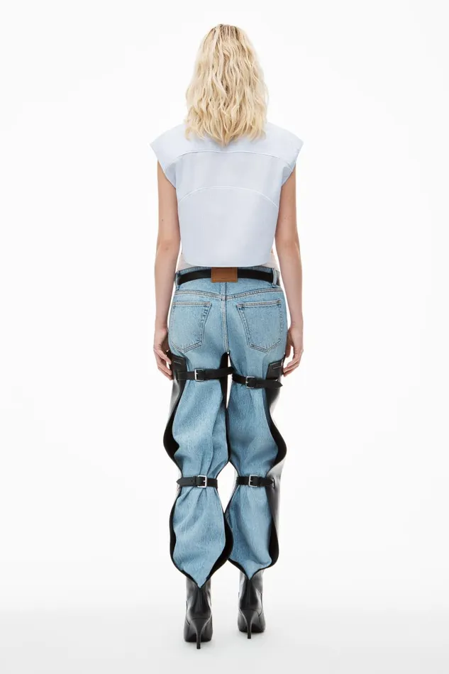 Alexander Wang Tops and Shirts Women Cropped Sleeveless ButtonUp Shirt In Cotton