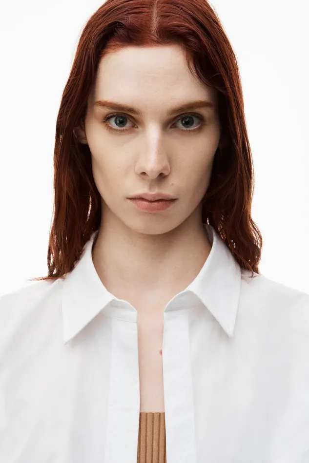 Alexander Wang Tops and Shirts Women PreStyled Cami and Cropped Button Up Twinset