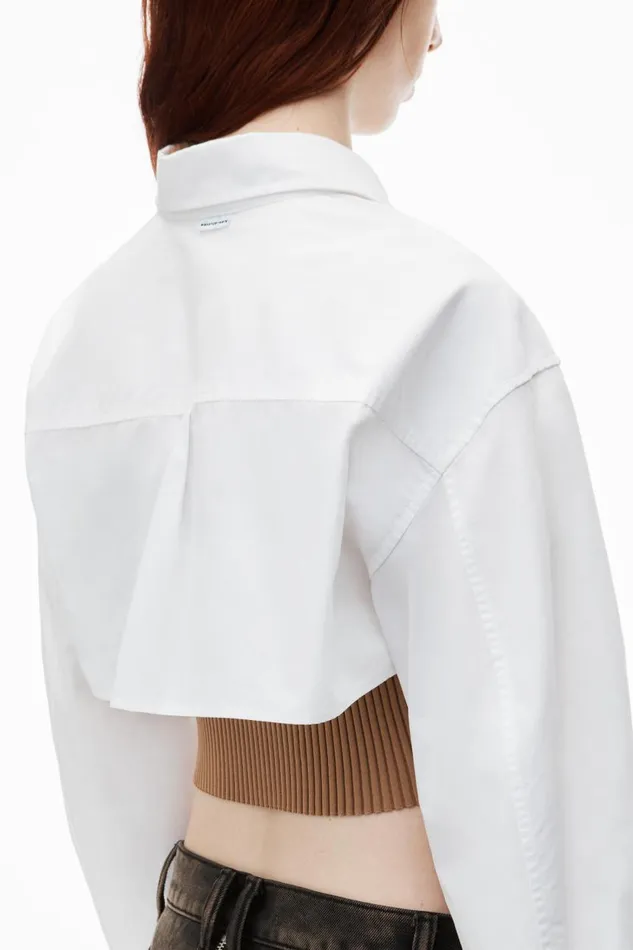 Alexander Wang Tops and Shirts Women PreStyled Cami and Cropped Button Up Twinset