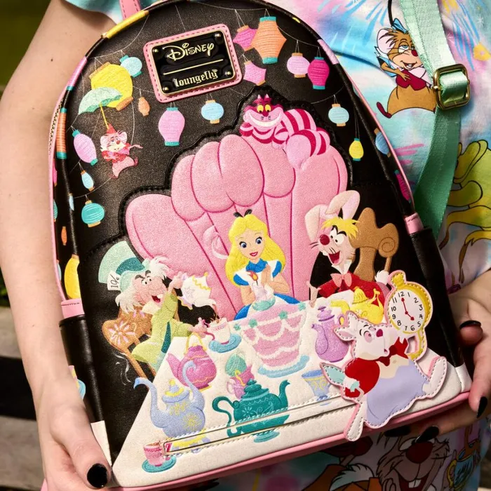 Alice In Wonderland Unbirthday Mini Backpack Unisex Loungefly Backpacks Alice In Wonderland Unbirthday Mini Backpack Unisex Loungefly Backpacks