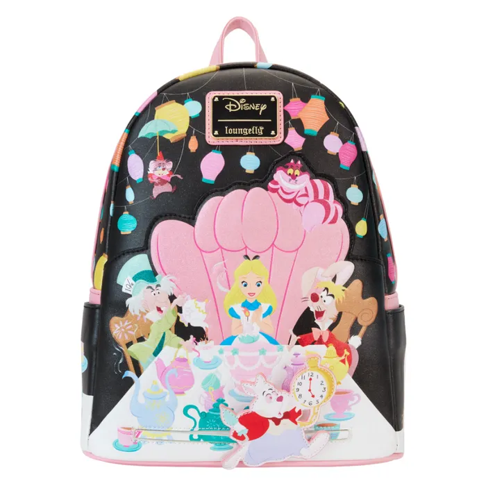 Alice In Wonderland Unbirthday Mini Backpack Unisex Loungefly Backpacks Alice In Wonderland Unbirthday Mini Backpack Unisex Loungefly Backpacks