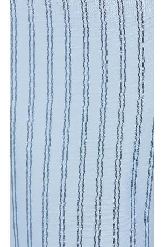 Alice Mini Dress Sky Blue and White Women Lovers and Friends Dresses