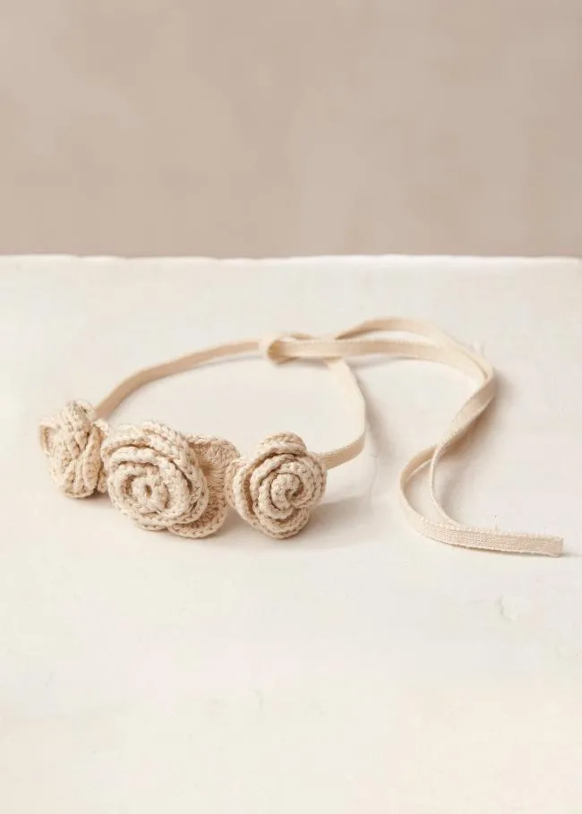 ALOHAS Jewelry Fleur 8211 Cream Cotton Necklace 8211 Women