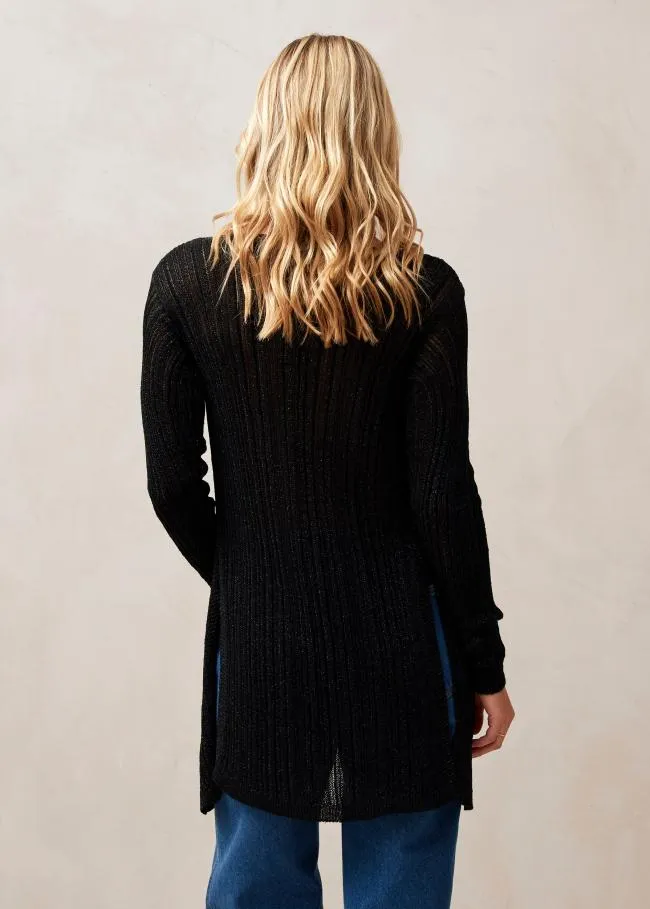 ALOHAS Knitwear Witty 8211 Black Knit Top 8211 Women