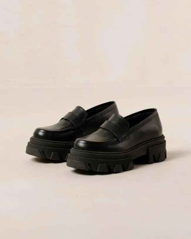 ALOHAS Loafers Trailblazer 8211 Black Leather Loafers 8211 Women