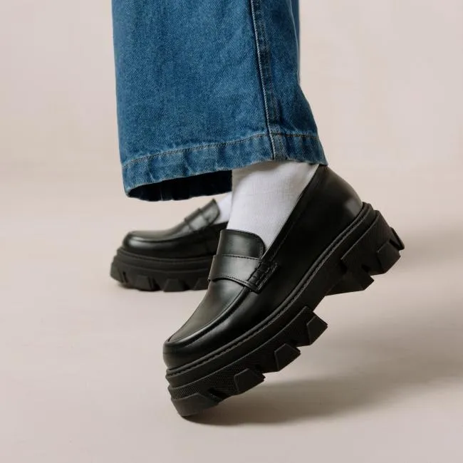 ALOHAS Loafers Trailblazer 8211 Black Leather Loafers 8211 Women